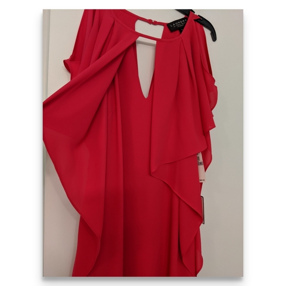 Laundry by Shelli Segal Dress Bright Rose - Picture 3 of 8